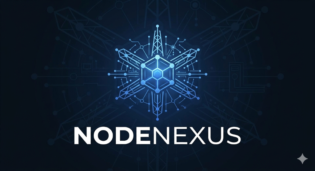 NodeNexus Telecom & Datacom Infrastructure Emblem